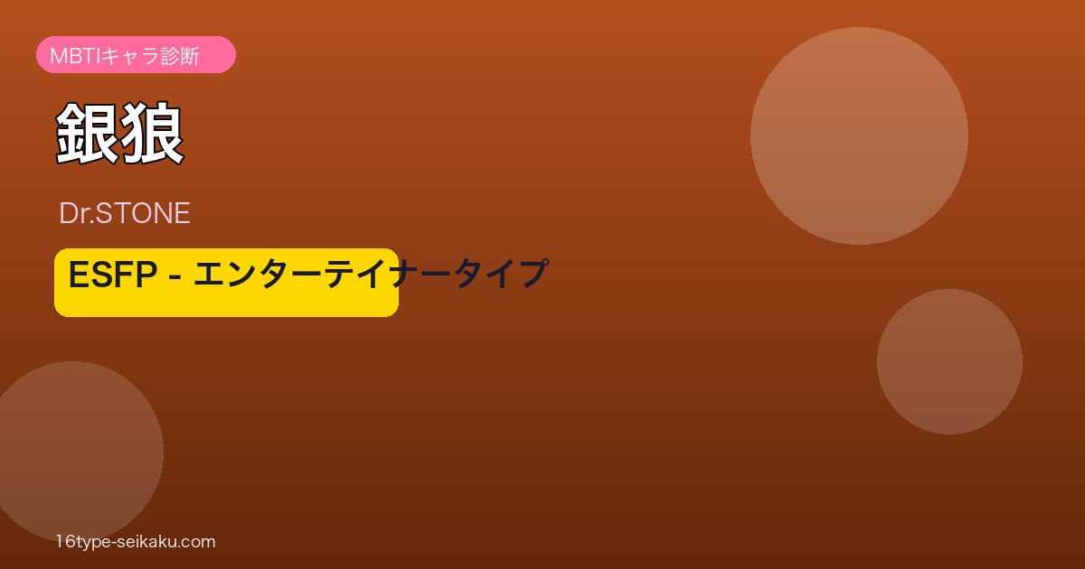 銀狼 ESFP アイキャッチ