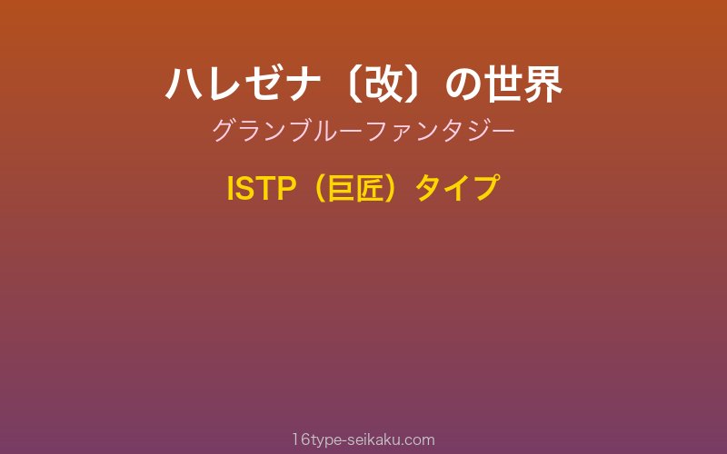 キャラクターイメージ