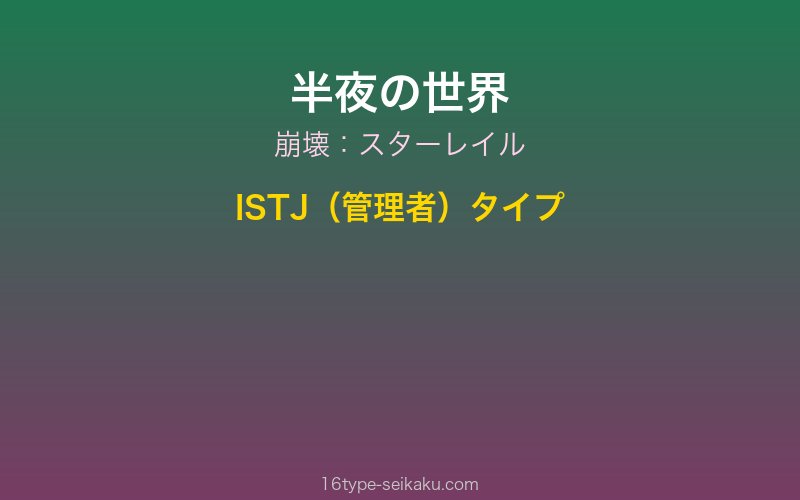 キャラクターイメージ