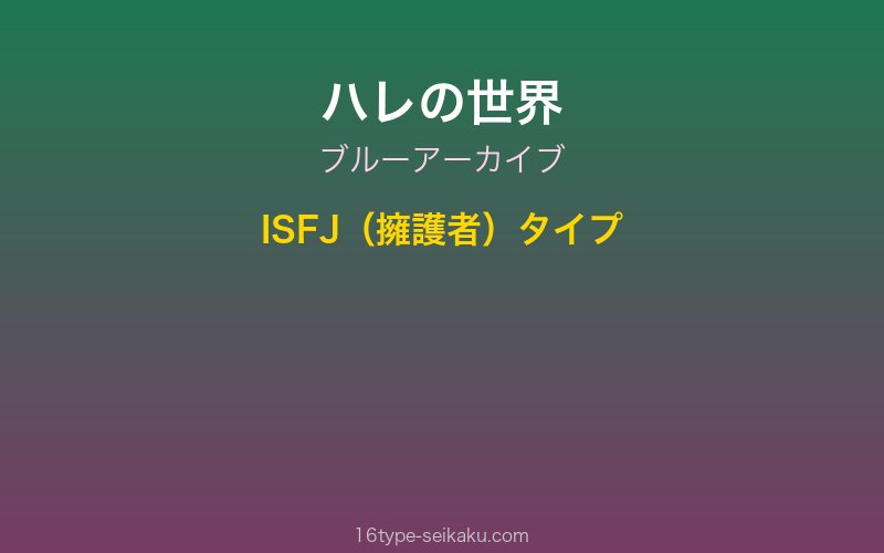 キャラクターイメージ