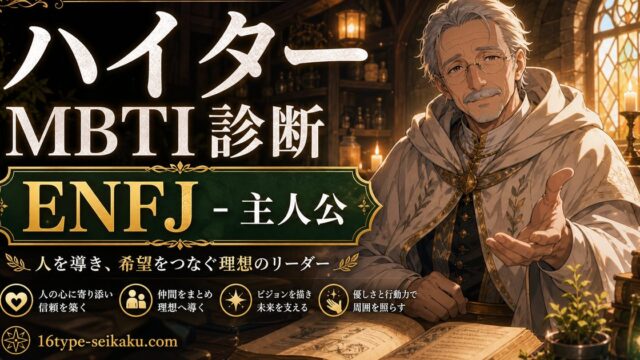 ハイターのMBTIキャラ診断アイキャッチ画像