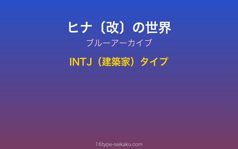 キャラクターイメージ