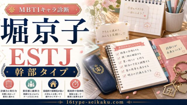 堀京子のMBTIキャラ診断アイキャッチ画像