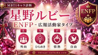星野ルビー（【推しの子】）のMBTIキャラ診断アイキャッチ画像
