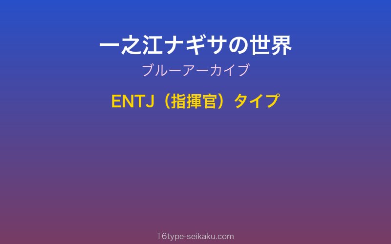 キャラクターイメージ