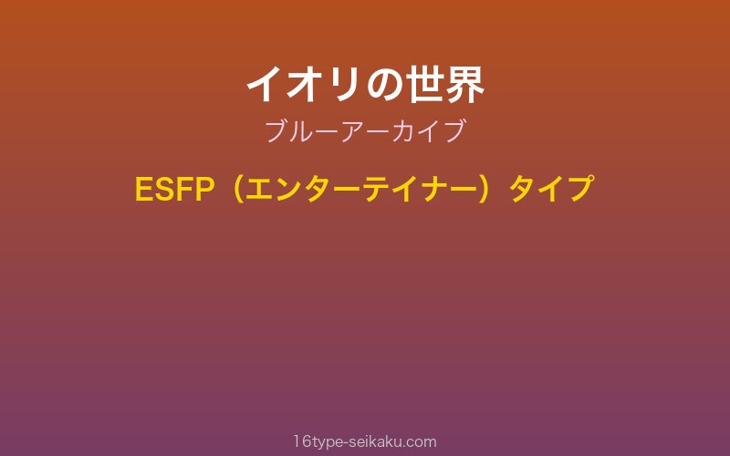 キャラクターイメージ