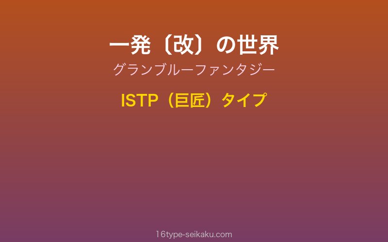 キャラクターイメージ