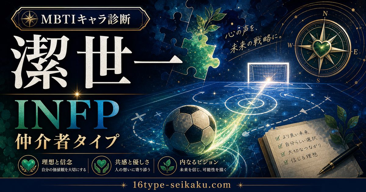 潔世一のMBTIキャラ診断アイキャッチ画像