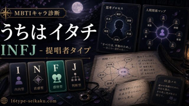 うちはイタチのMBTIキャラ診断アイキャッチ画像