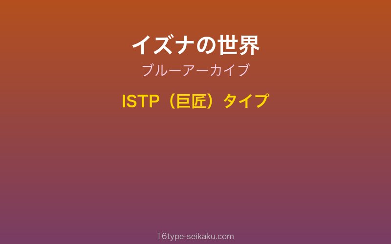 キャラクターイメージ