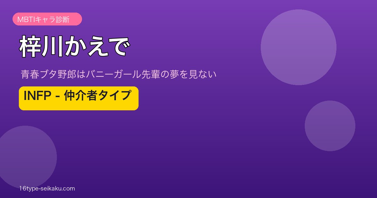 梓川かえで INFP アイキャッチ