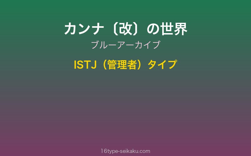 キャラクターイメージ