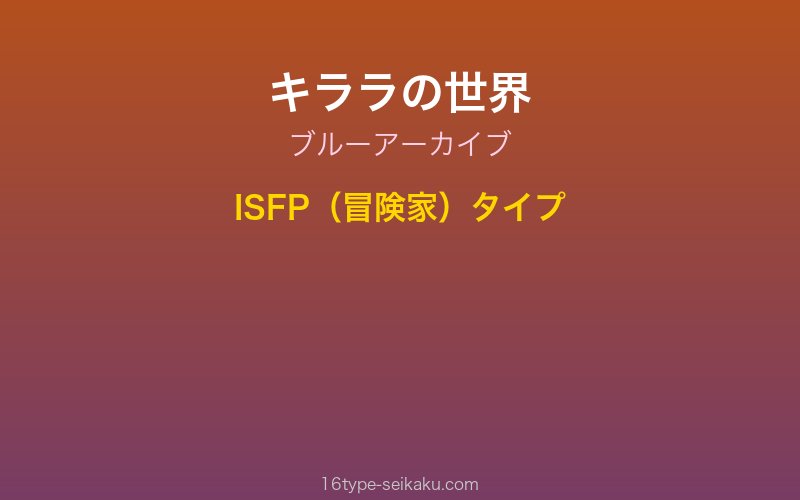 キャラクターイメージ