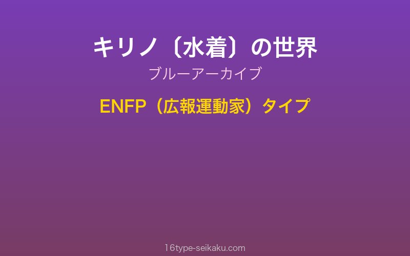 キャラクターイメージ