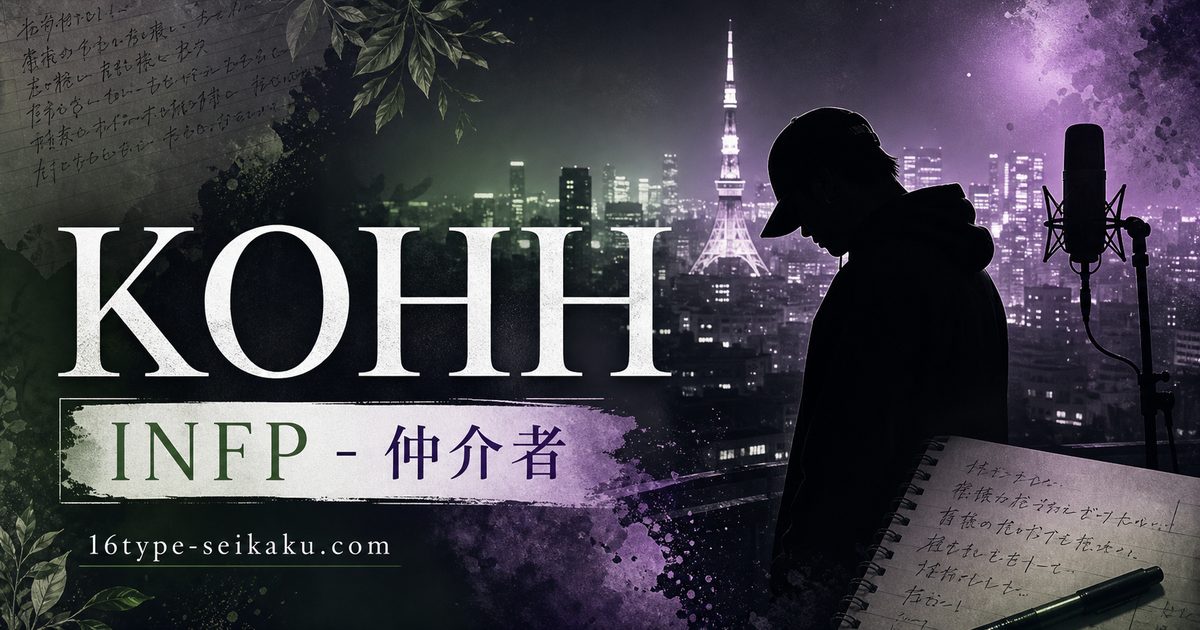 KOHHのMBTI人物分析アイキャッチ画像