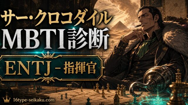 サー・クロコダイルのMBTIキャラ診断アイキャッチ画像