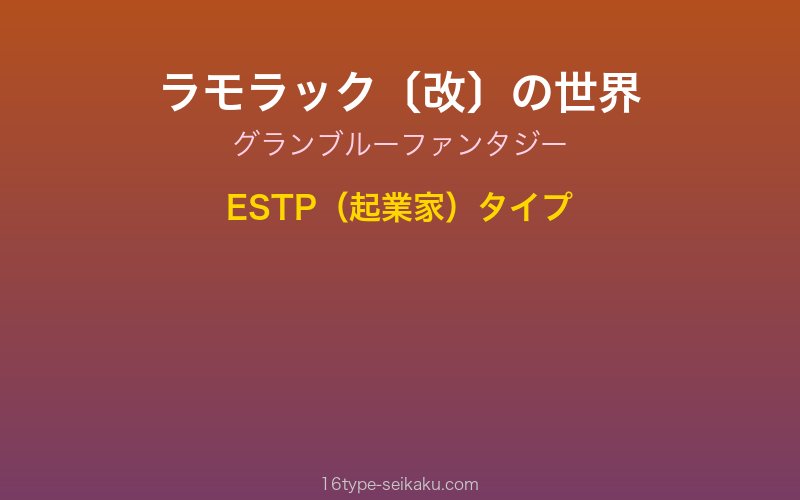 キャラクターイメージ
