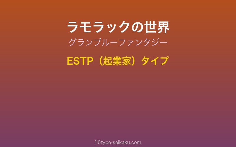 キャラクターイメージ