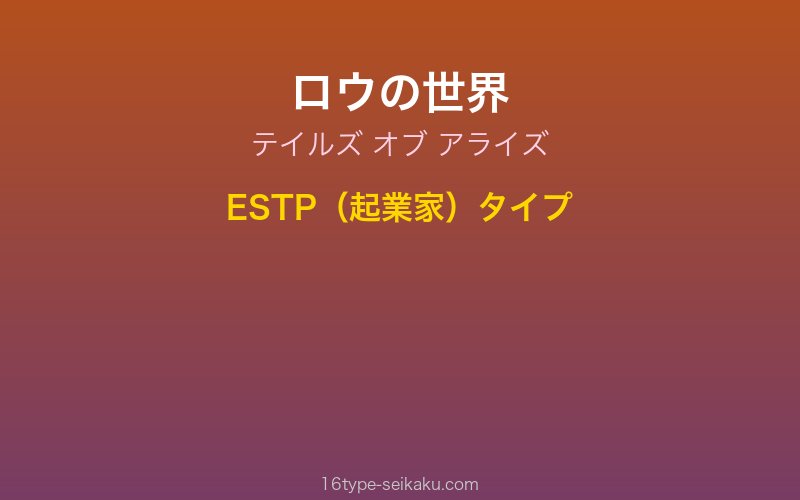 キャラクターイメージ