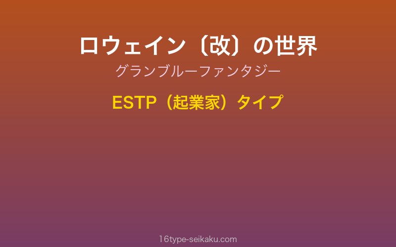 キャラクターイメージ