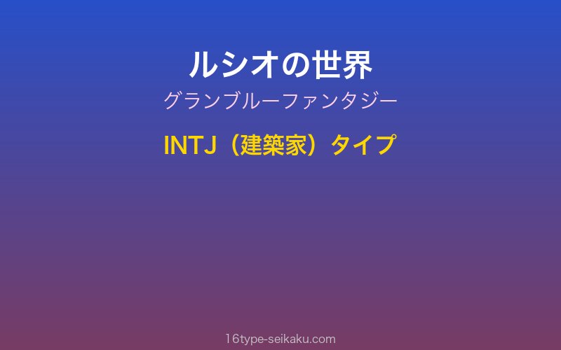 キャラクターイメージ