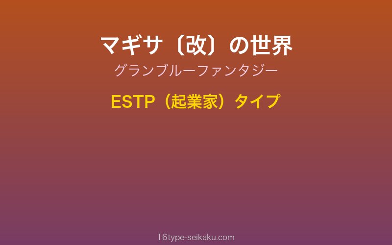 キャラクターイメージ
