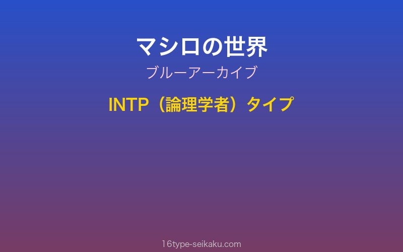 キャラクターイメージ