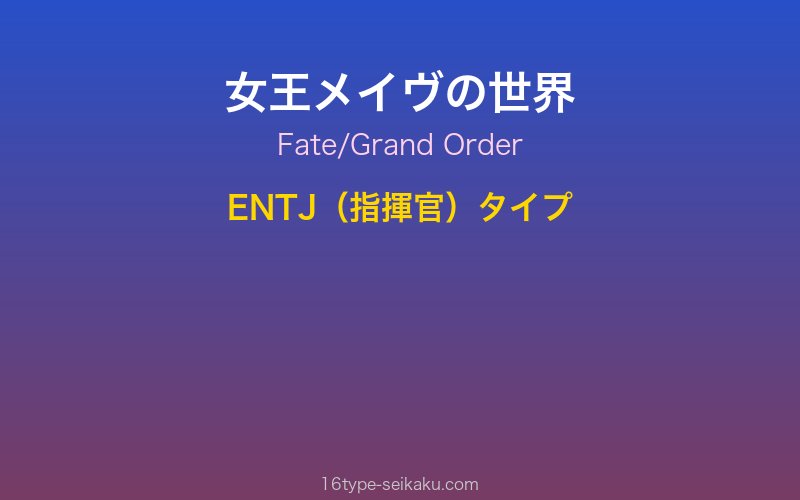 キャラクターイメージ