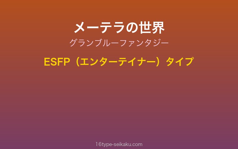 キャラクターイメージ