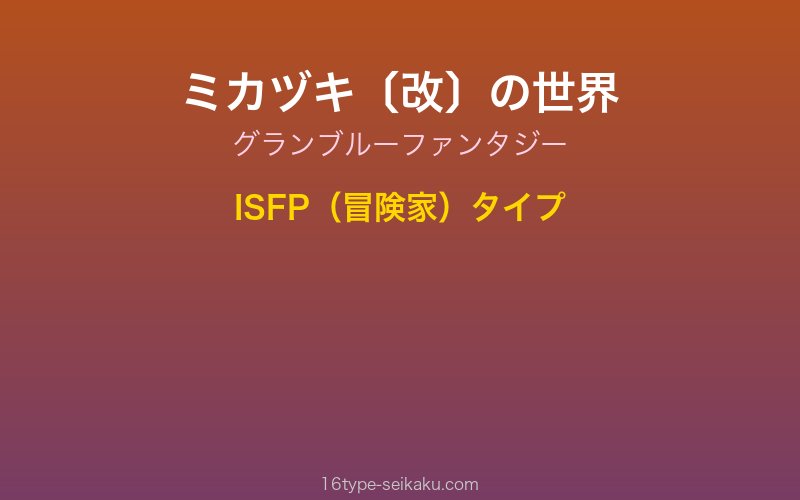 キャラクターイメージ