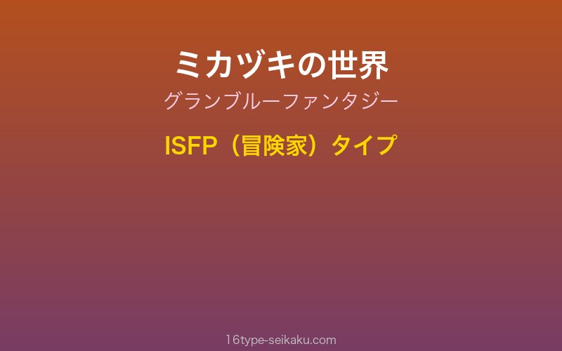 キャラクターイメージ