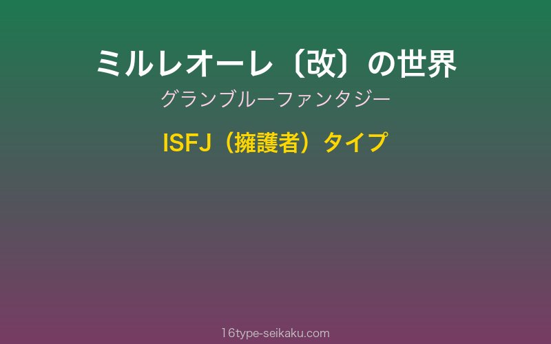 キャラクターイメージ