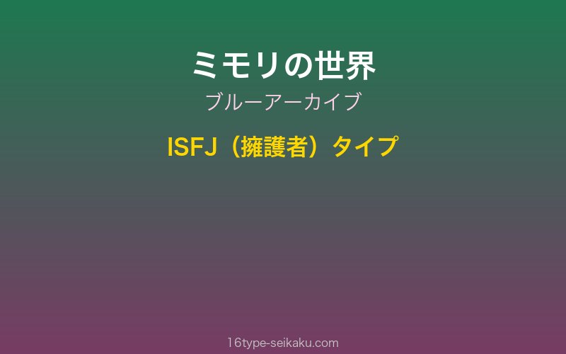 キャラクターイメージ