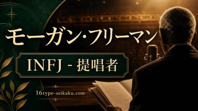 モーガン・フリーマンのMBTI人物分析アイキャッチ画像