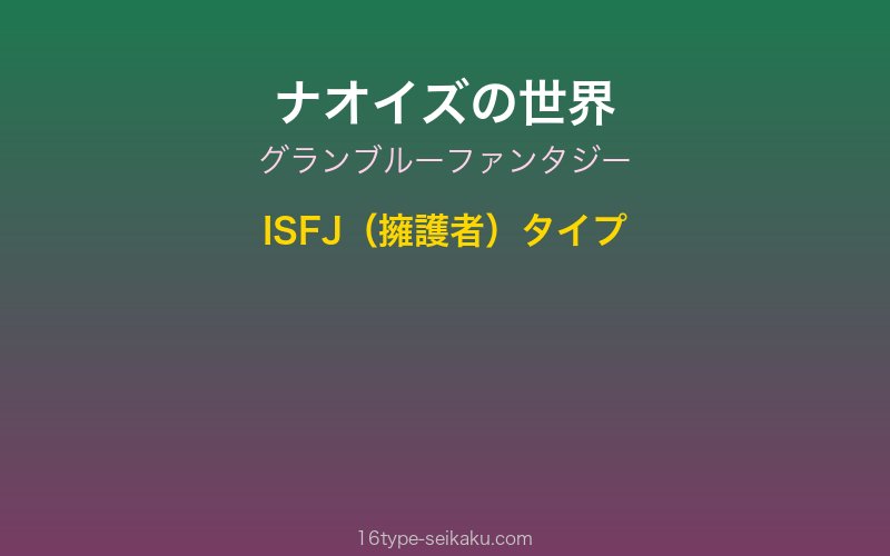 キャラクターイメージ