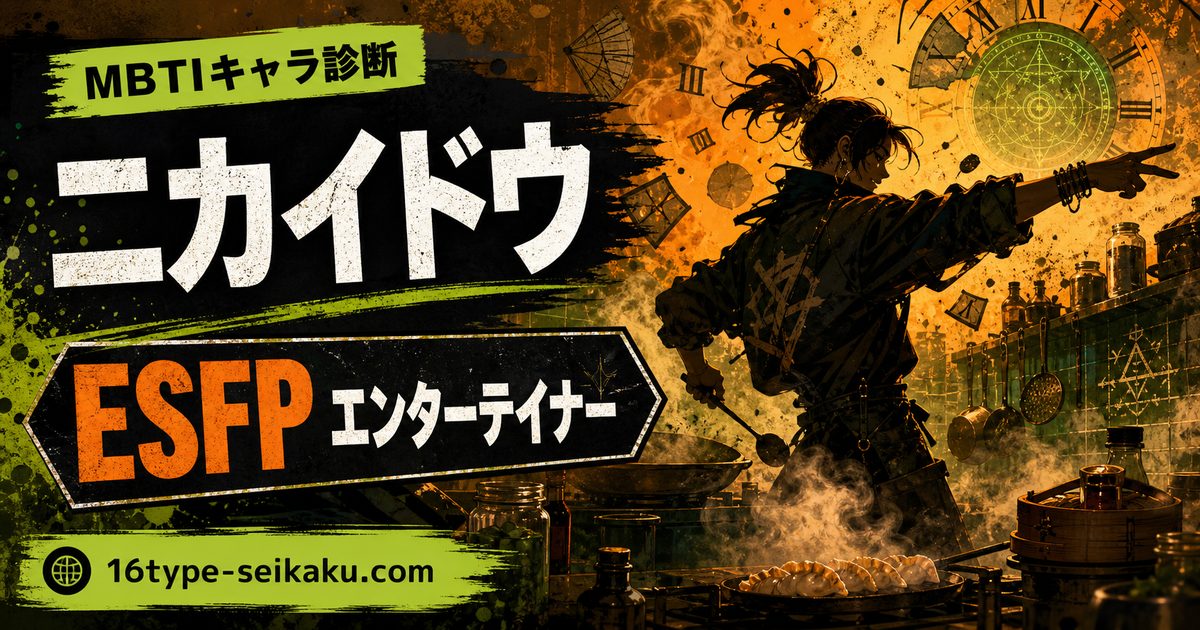 ニカイドウのMBTIキャラ診断アイキャッチ画像
