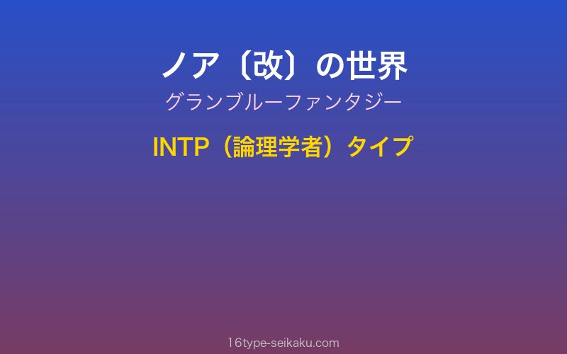 キャラクターイメージ