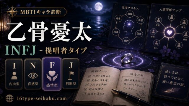 乙骨憂太（おっこつゆうた 呪術廻戦）のMBTIキャラ診断アイキャッチ画像