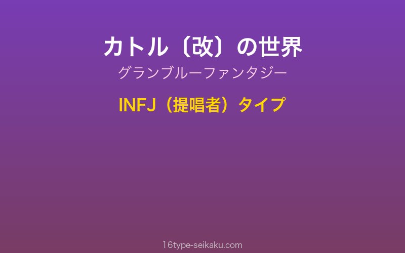 キャラクターイメージ