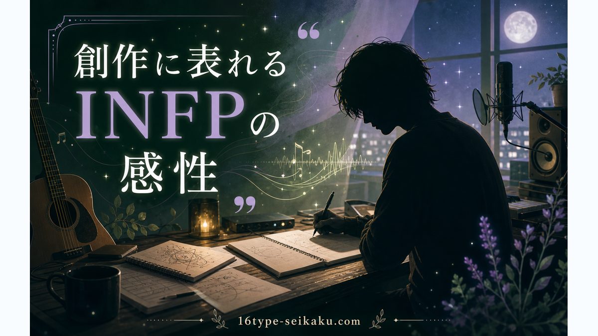 野田洋次郎の名言・歌詞から見る性格の要点をまとめたMBTI人物分析インフォグラフィック