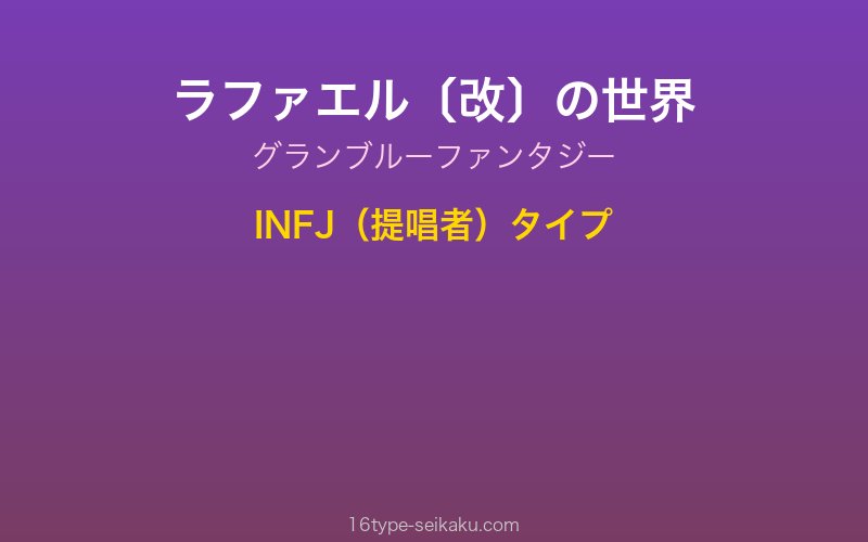 キャラクターイメージ