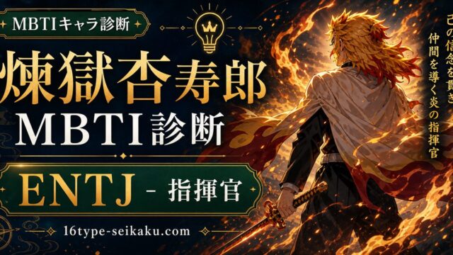煉獄杏寿郎のMBTIキャラ診断アイキャッチ画像