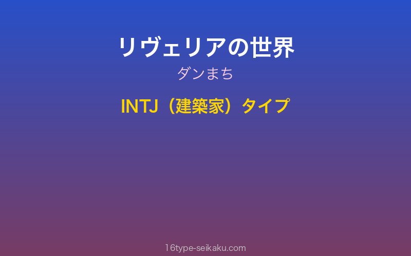 リヴェリア キャラクターイメージ