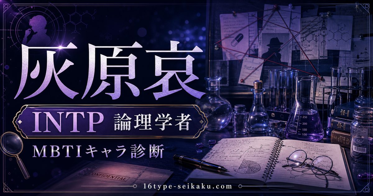 灰原哀のMBTIキャラ診断アイキャッチ画像