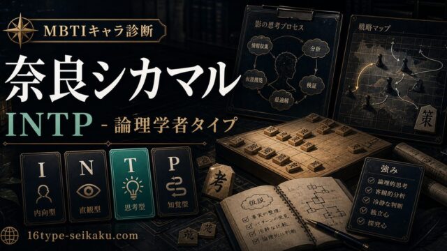 奈良 シカマルのMBTIキャラ診断アイキャッチ画像