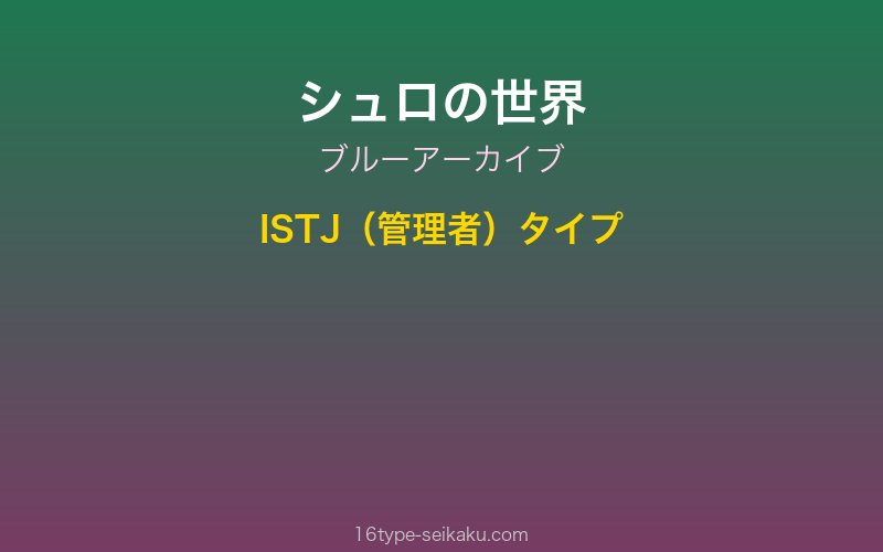 キャラクターイメージ