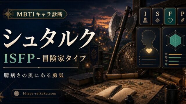 シュタルク（葬送のフリーレン） のMBTIキャラ診断アイキャッチ画像