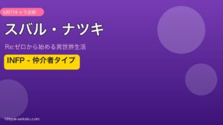 スバル・ナツキ INFP アイキャッチ