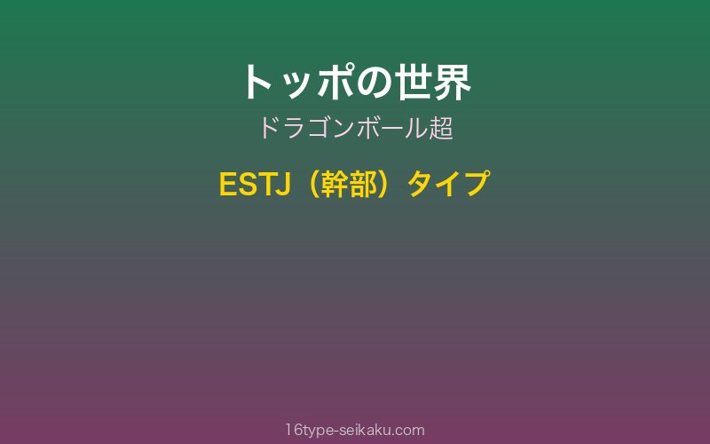 トッポ キャラクターイメージ