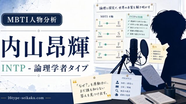 内山昂輝のMBTI分析アイキャッチ画像